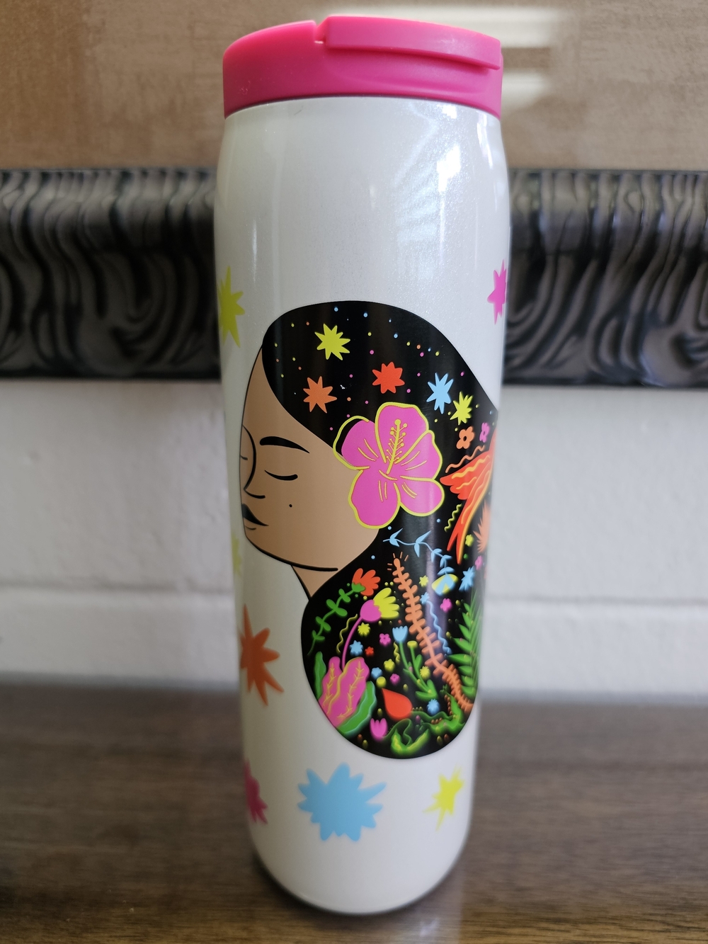 Starbucks x Manuela Guillén 16 oz Insulated Tumbler Floral Artist Collab NEW